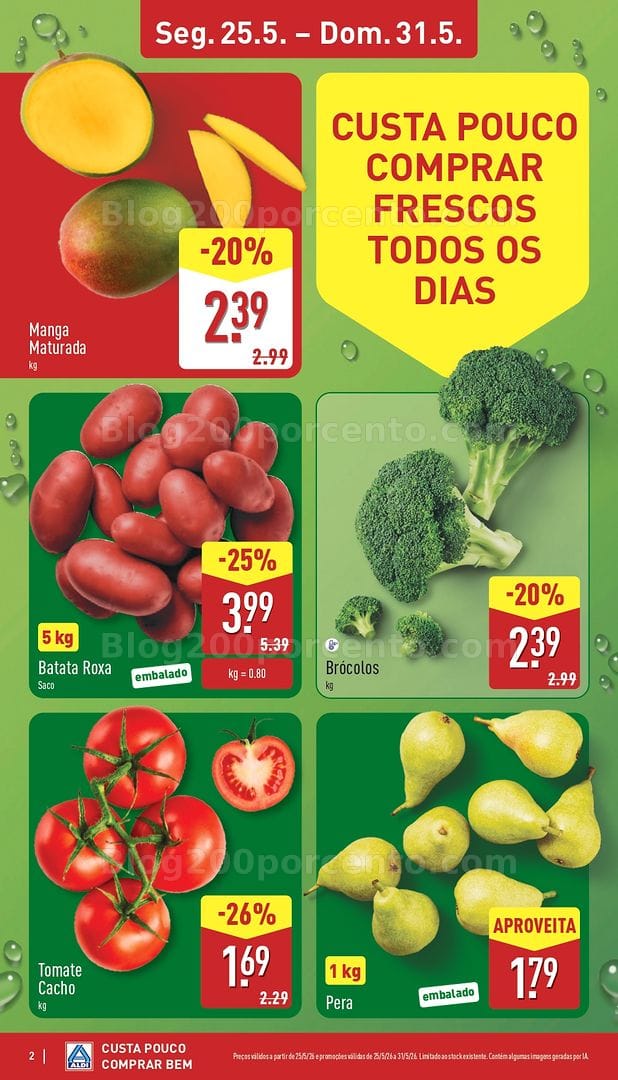 Antevisão Folheto ALDI Promoções de 25 a 31 maio